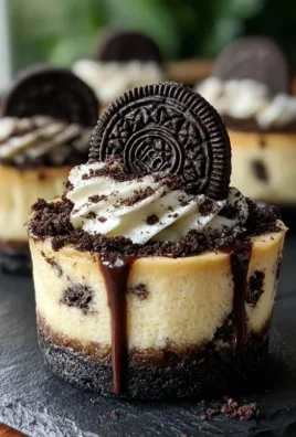 Oreo Overload Stuffed Mini Cheesecake