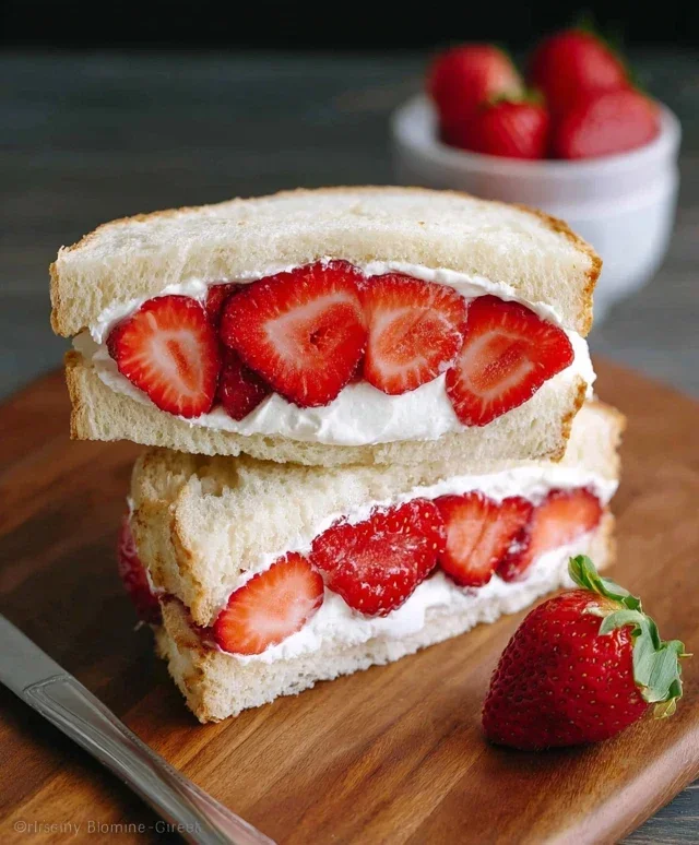 4-ingredient Strawberry Sando