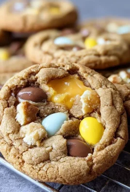 Brown Butter Cadbury Egg Cookies