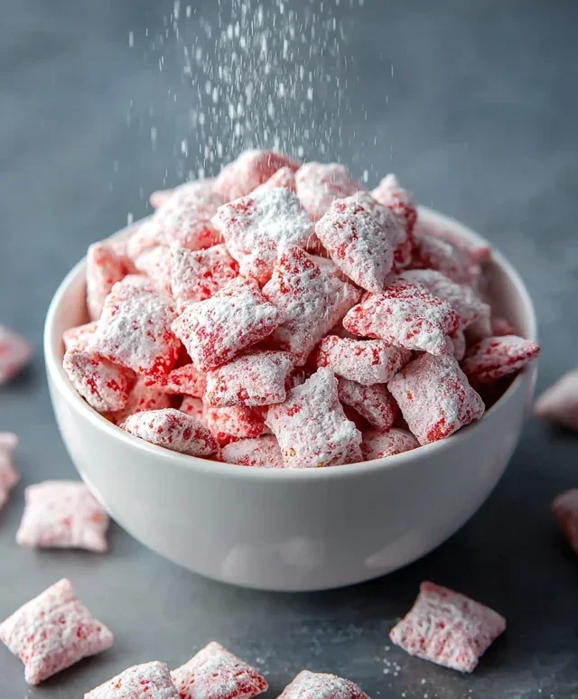 Strawberry Shortcake Puppy Chow