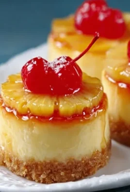Mini Pineapple Upside-Down Cheesecakes