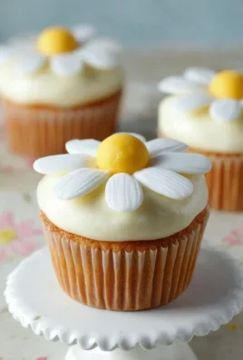 Super Cute Daisy Cupcakes
