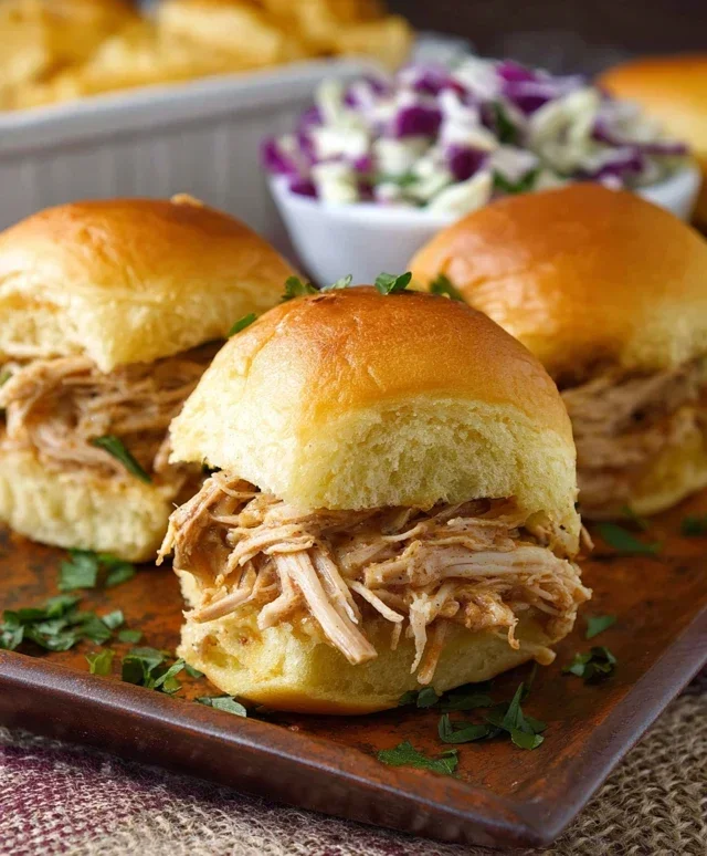 Crock Pot Mississippi Chicken Sliders