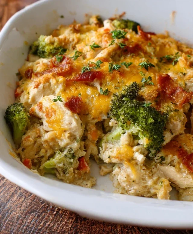 Easy Low Carb Chicken Casserole