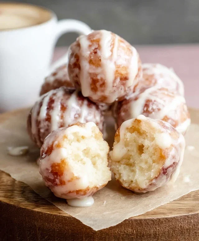 Easy Keto Glazed Donut Balls