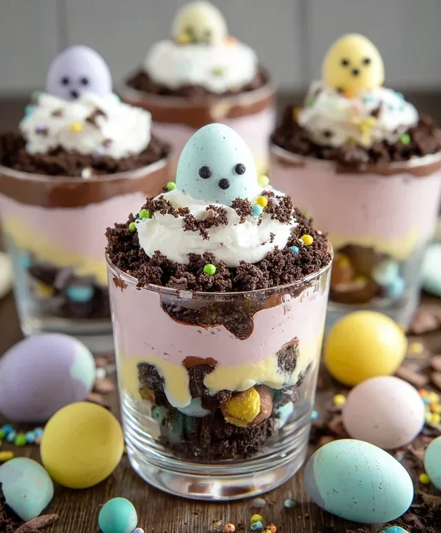 Easter Dirt Cups