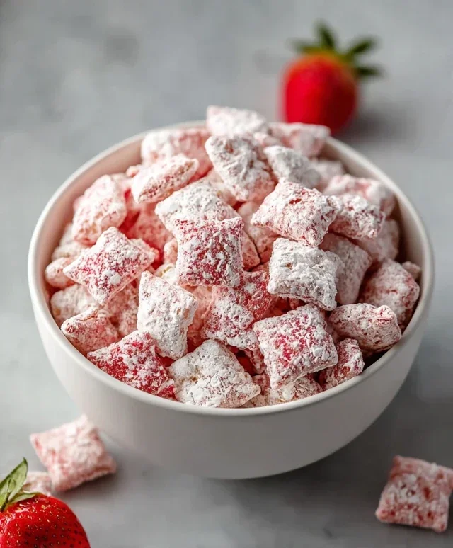 Strawberry Shortcake Puppy Chow