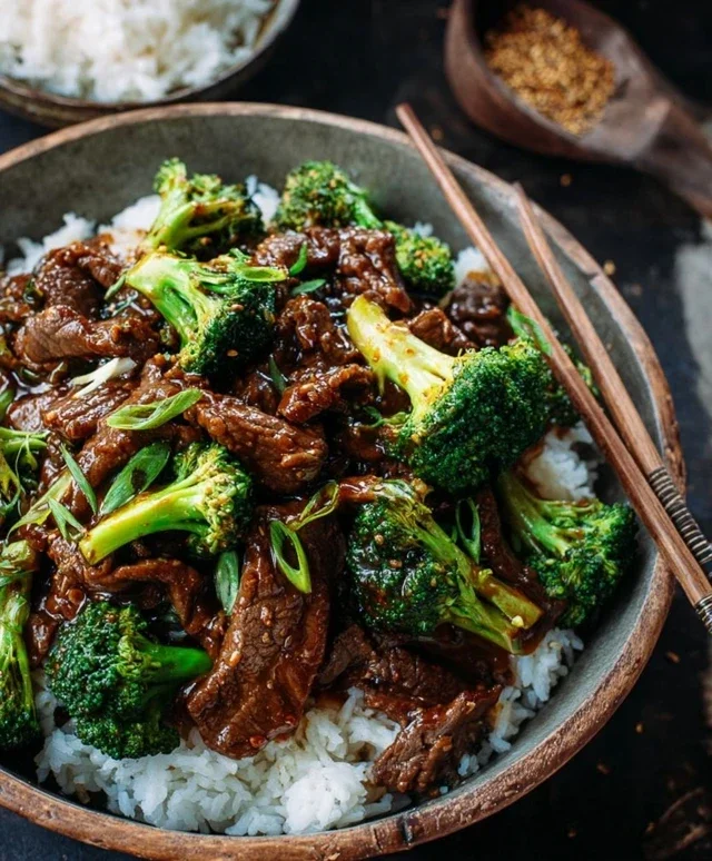 Chinese Beef and Broccoli (牛肉炒西兰花)