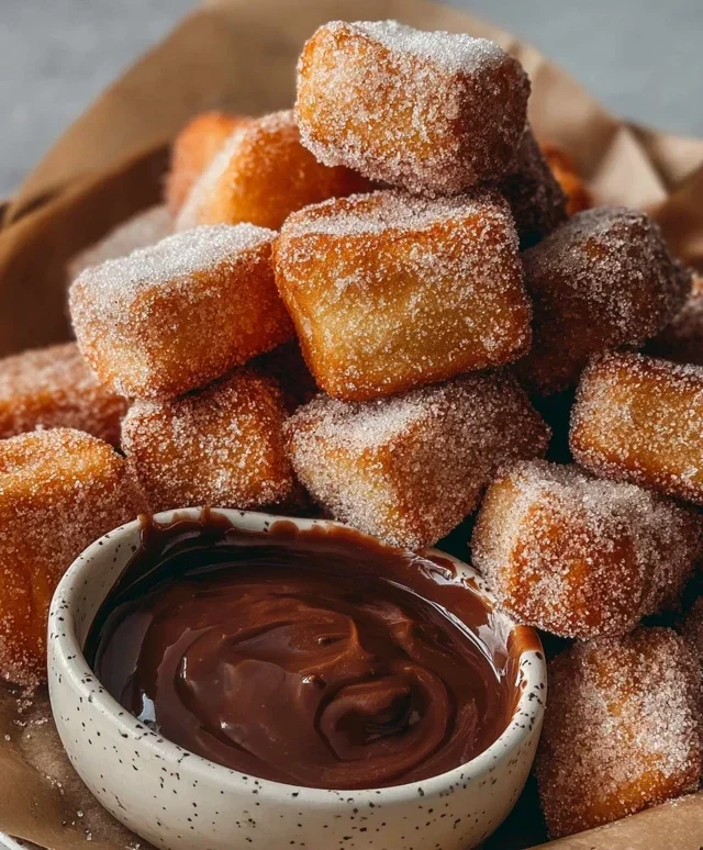 Sweet Air Fryer Churro Bites Recipe