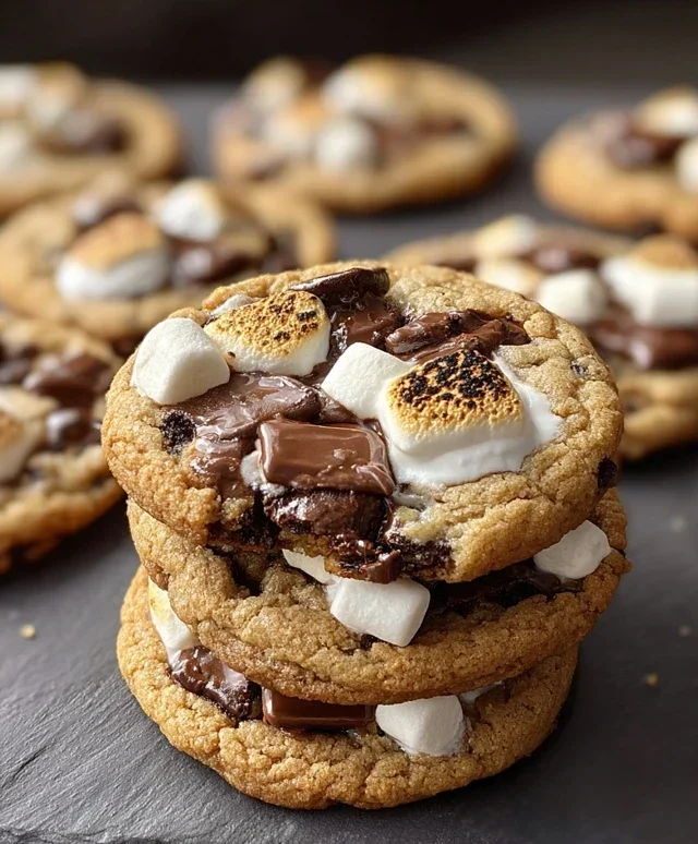 S'mores Cookies and Cream Cookies