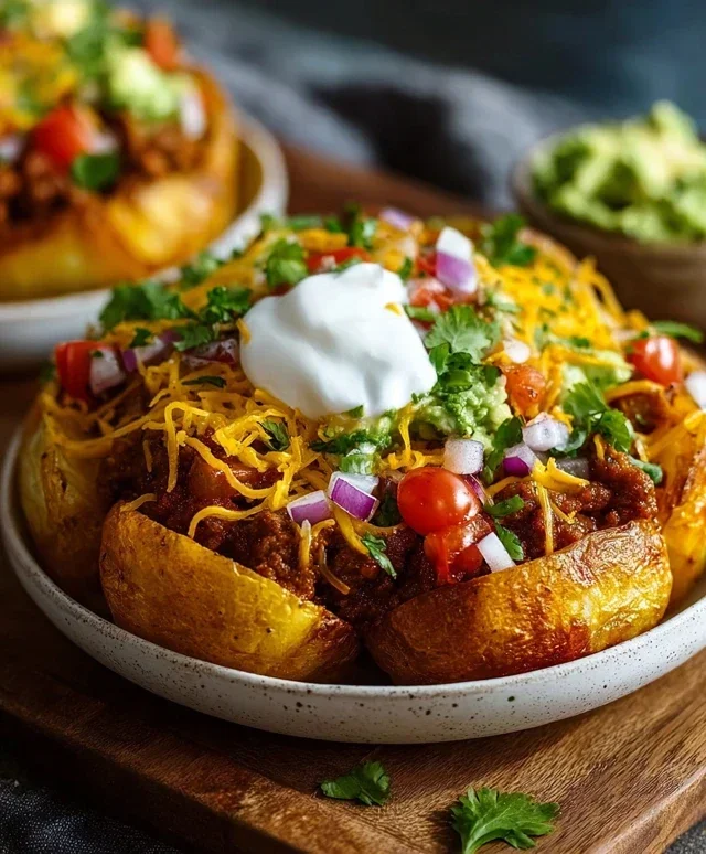 Loaded Potato Taco Bowl