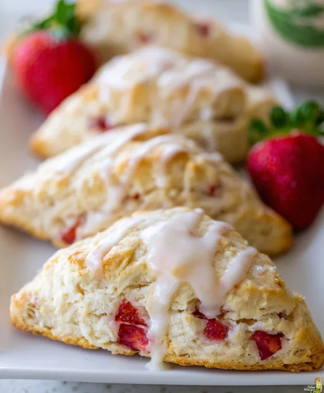 Strawberry Scones