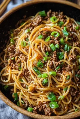Asian Ground Beef Noodles