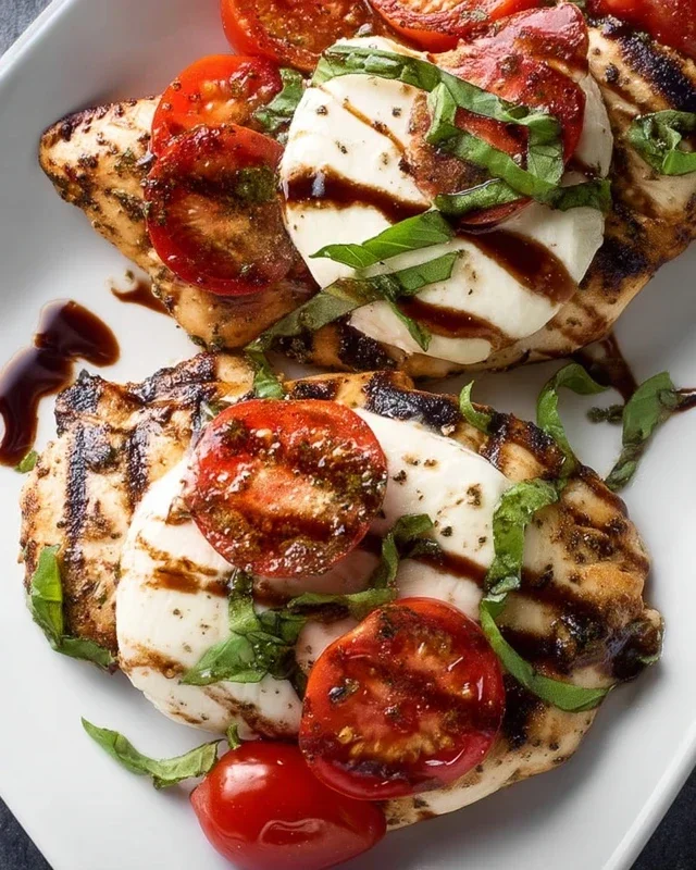 Grilled Chicken Caprese