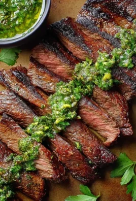 Skirt Steak Marinade Recipe with Chimichurri Recipe