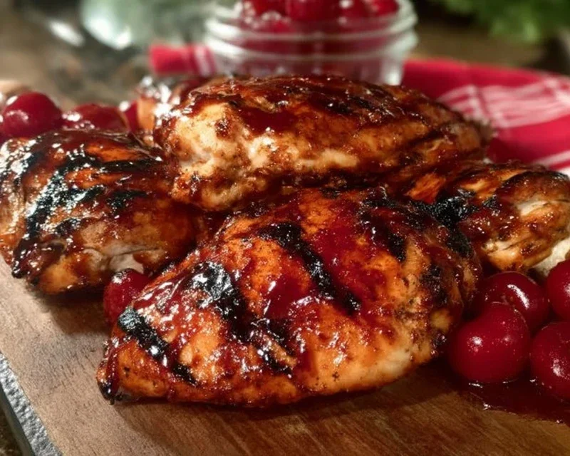 Cherry Dr. Pepper Grilled Chicken