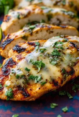 Grilled Salsa Verde Chicken with Pepper Jack