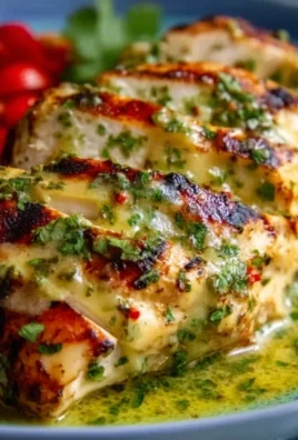 Grilled Salsa Verde Pepper Jack Chicken