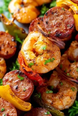 Sausage and Shrimp Kabobs