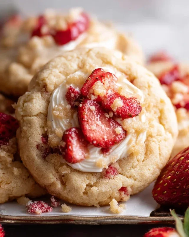 Strawberry Shortcake Cookies