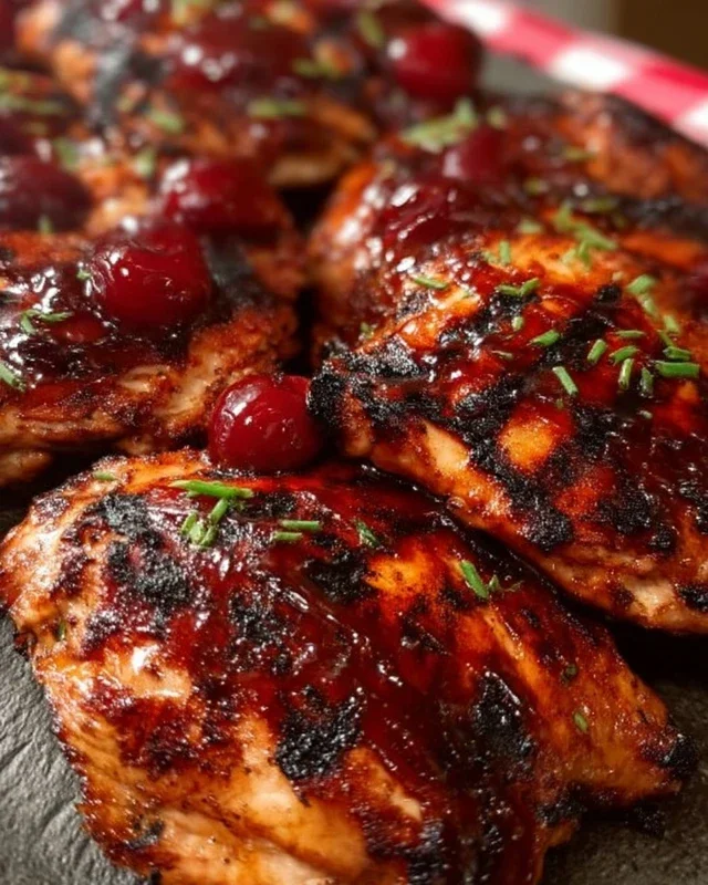 Cherry Dr. Pepper Grilled Chicken