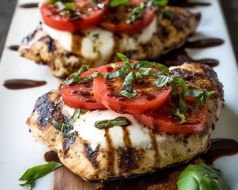Grilled Chicken Caprese