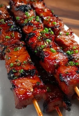 BBQ Beef Skewers with Filipino BBQ Marinade