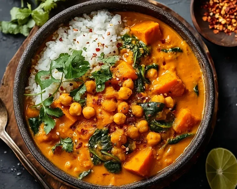 Sweet Potato and Chickpea Curry