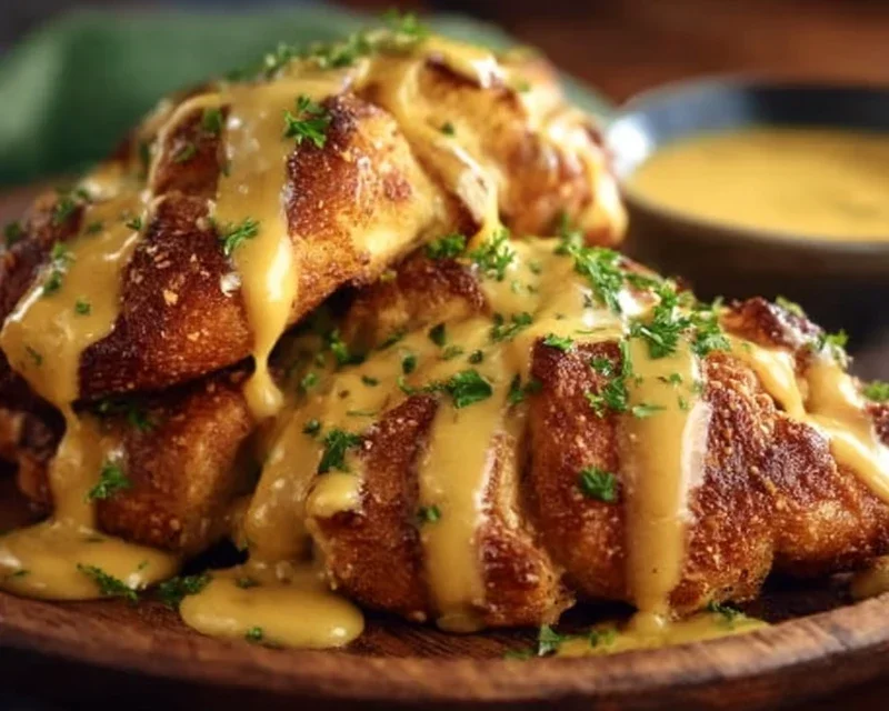 Pretzel Chicken with Mustard-Cheddar Sauce: An Amazing Ultimate Recipe