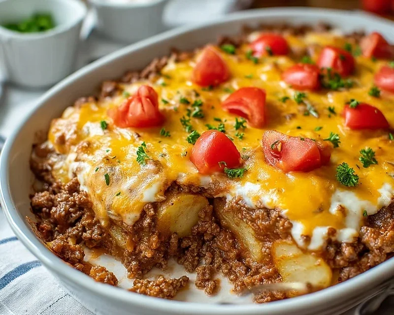 Hobo Casserole Ground Beef