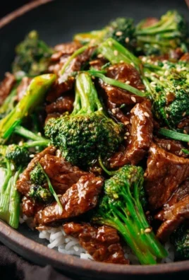 Chinese Beef and Broccoli (牛肉炒西兰花)