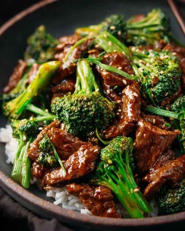 Chinese Beef and Broccoli (牛肉炒西兰花)