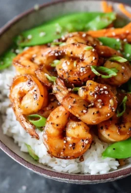 Honey Garlic Shrimp Bowls
