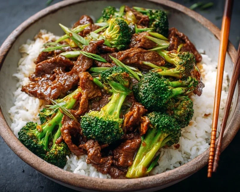 Chinese Beef and Broccoli (牛肉炒西兰花)