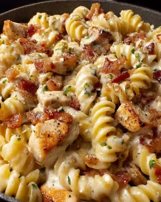 Chicken Beef Beef Beef Bacon Ranch Pasta