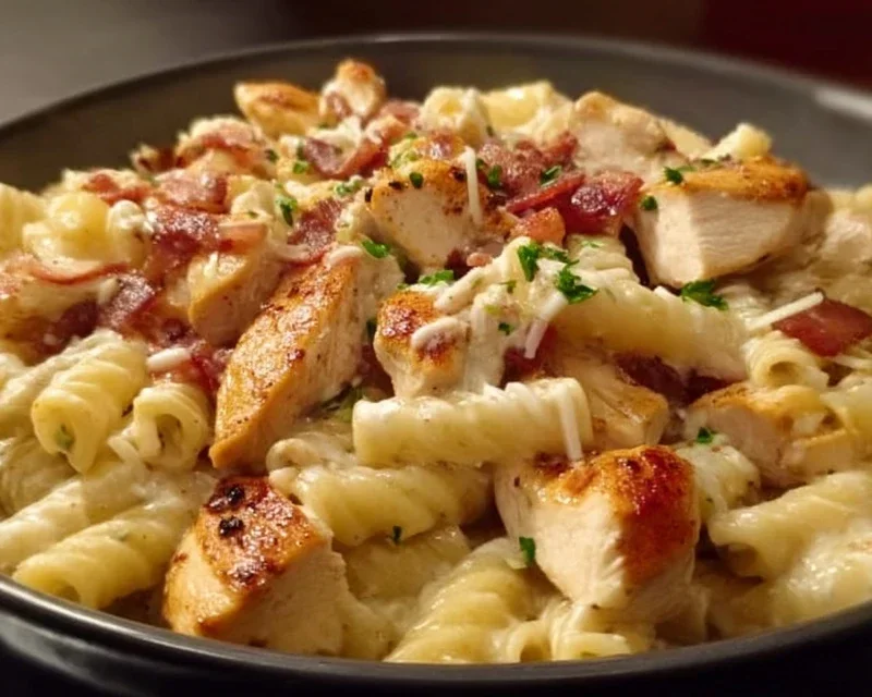 Chicken Beef Beef Bacon Ranch Pasta
