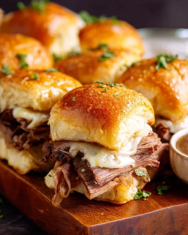 Easy French Dip Sliders Recipe