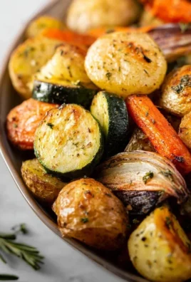 Garlic Herb Roasted Potatoes Carrots and Zucchini