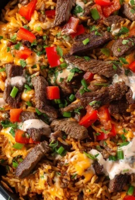 Steak Queso Rice A Flavorful Recipe