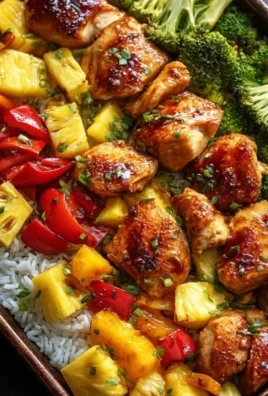 Hawaiian Chicken Sheet Pan