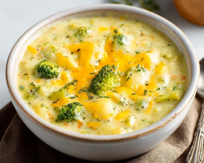 Broccoli Potato Cheese Soup Recipe