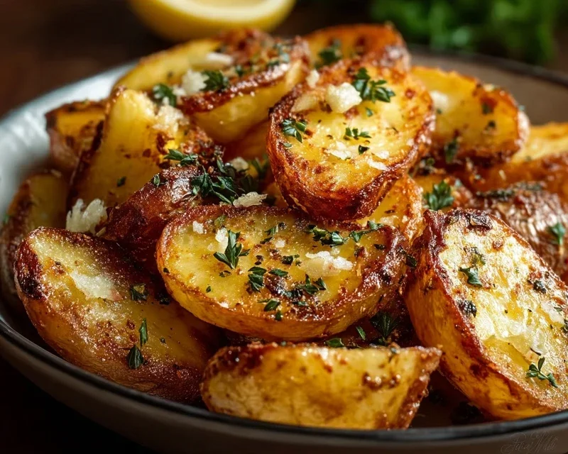 Authentic Greek Potatoes: Crispy Lemon Perfection!