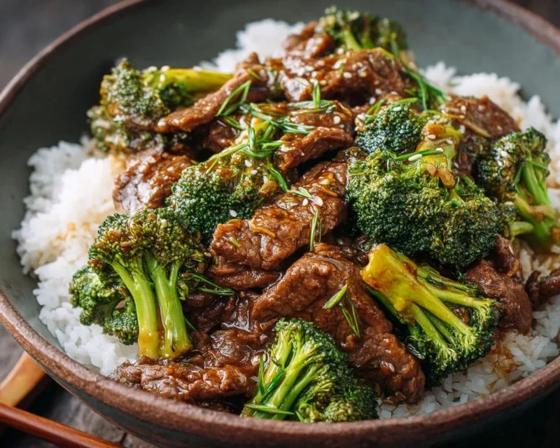 Chinese Beef and Broccoli (牛肉炒西兰花)