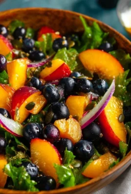 Summer Peach Blueberry Knon-non-non-alcoholic alternativeic non-alcoholic ale Salad