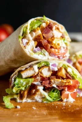 Crispy Chicken Beef Beef Bacon Ranch Wrap