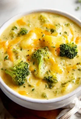 Broccoli Potato Cheese Soup Recipe