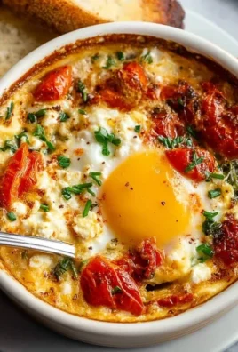 Baked Feta Eggs