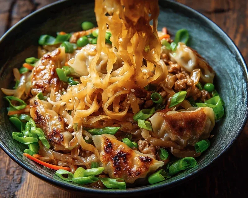 Potsticker Noodle Bowl