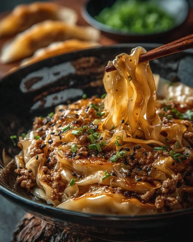 Potsticker Noodle Bowl