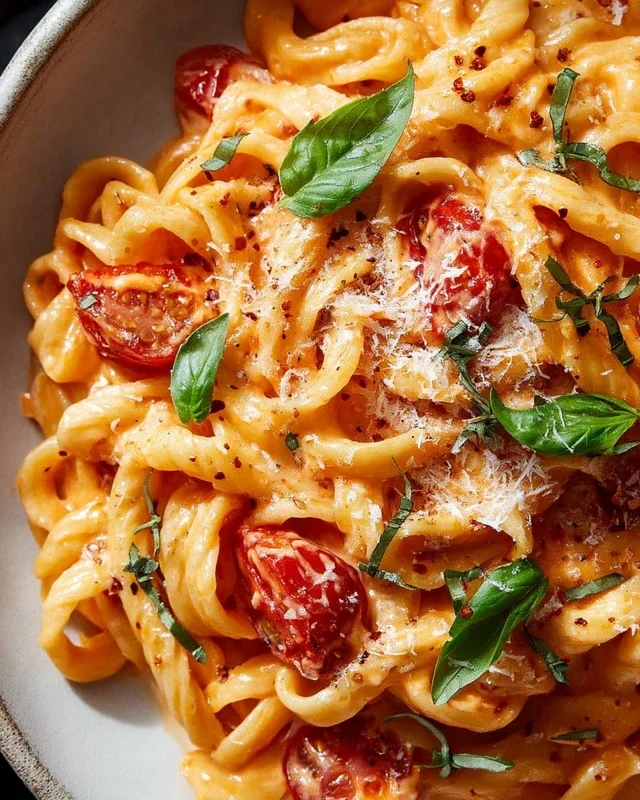 Easy One Pot Creamy Tomato Pasta